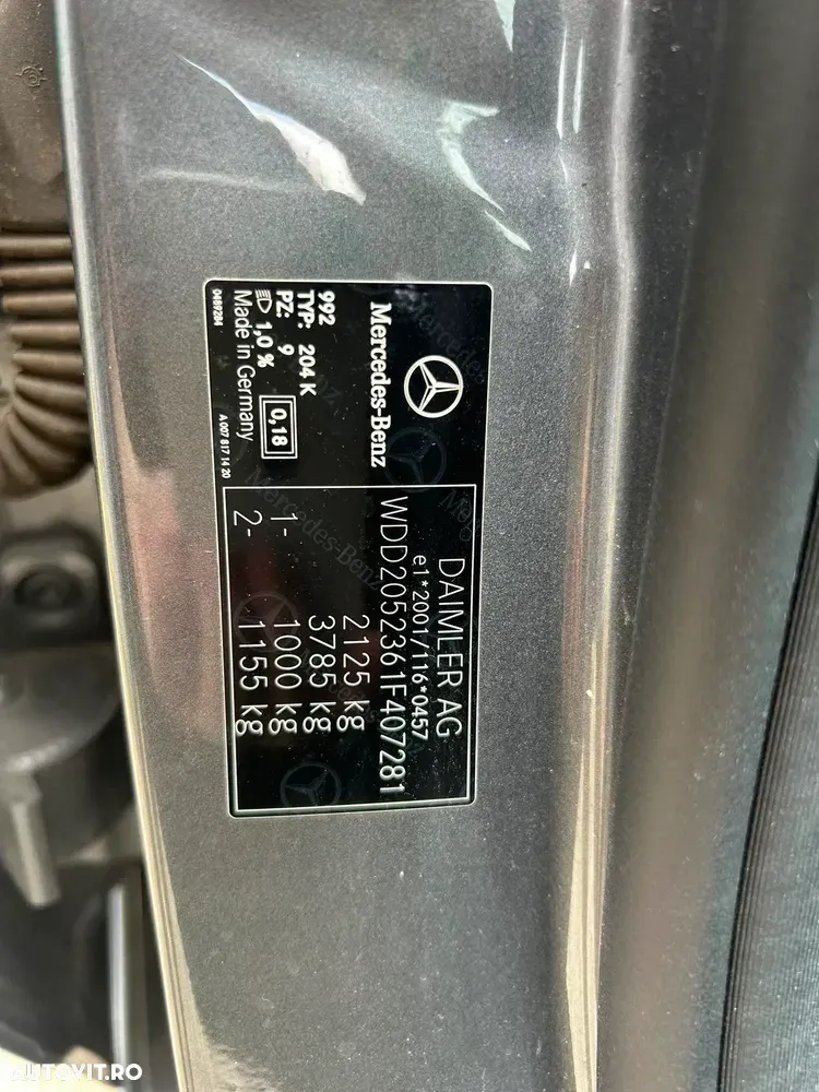Mercedes-Benz C W205 180 d — imagine 6