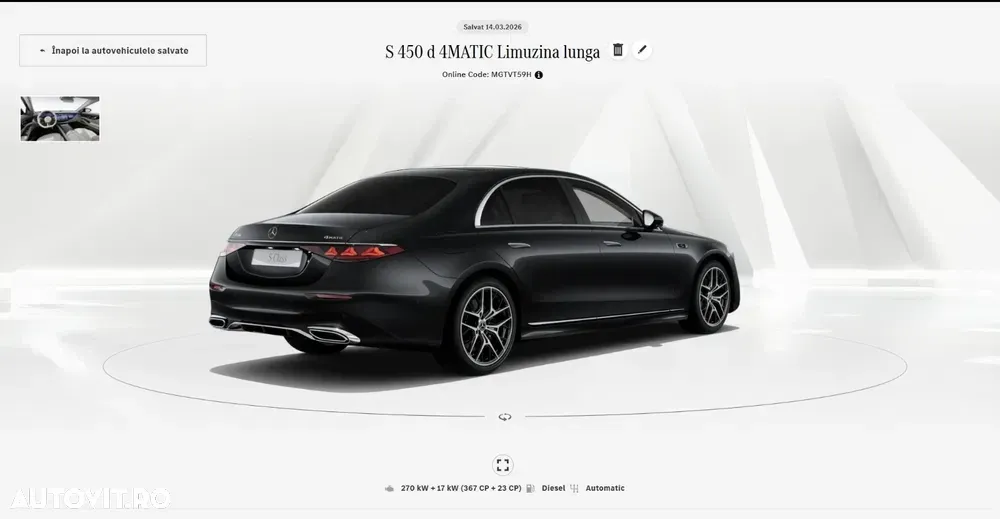 Mercedes-Benz S W223 450 d 4MATIC Long Aut — imagine 4