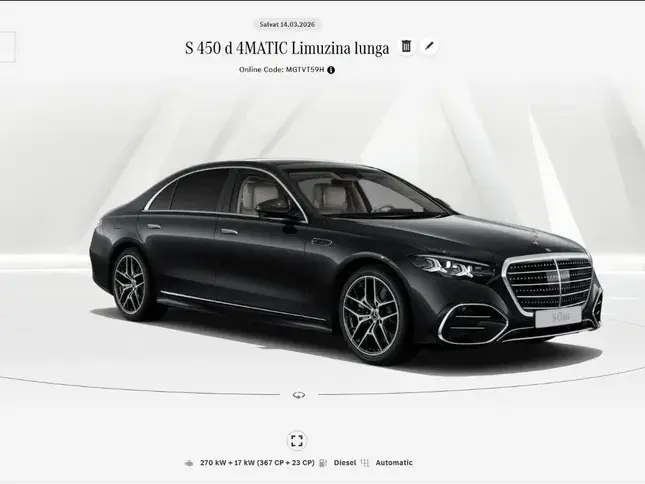 Mercedes-Benz S W223 450 d 4MATIC Long Aut