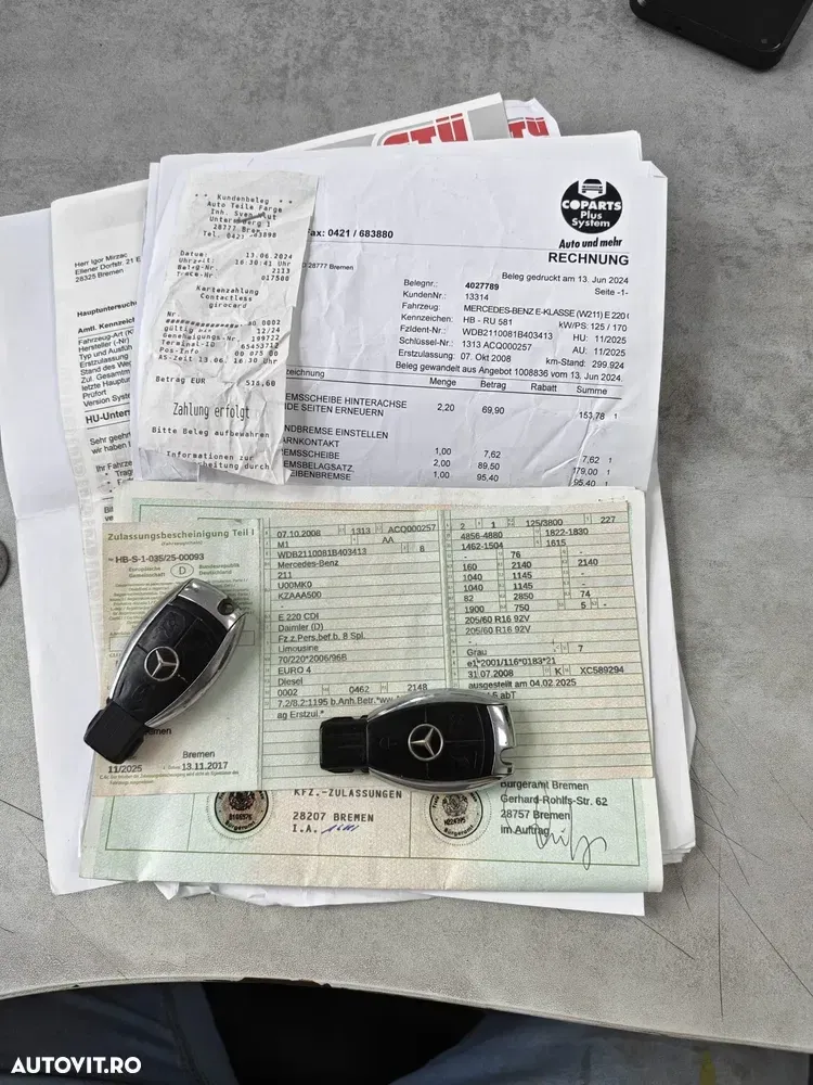 Mercedes-Benz E W211 220 CDI Automatik Classic — imagine 3