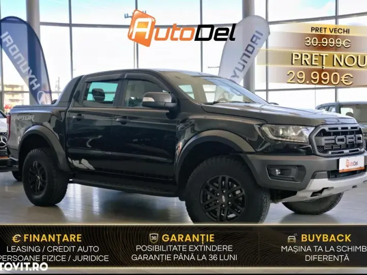 Ford Ranger III 2.0 EcoBlue 213 CP 4x4 Cabina Dubla Raptor Aut.