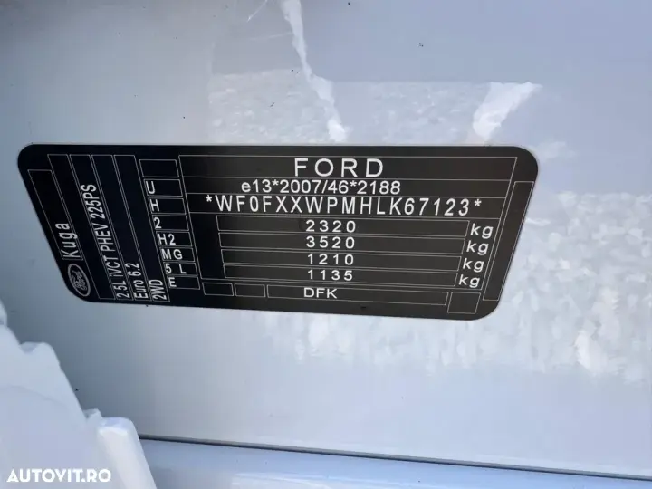 Ford Kuga 2.5 Duratec PHEV ST-LINE
