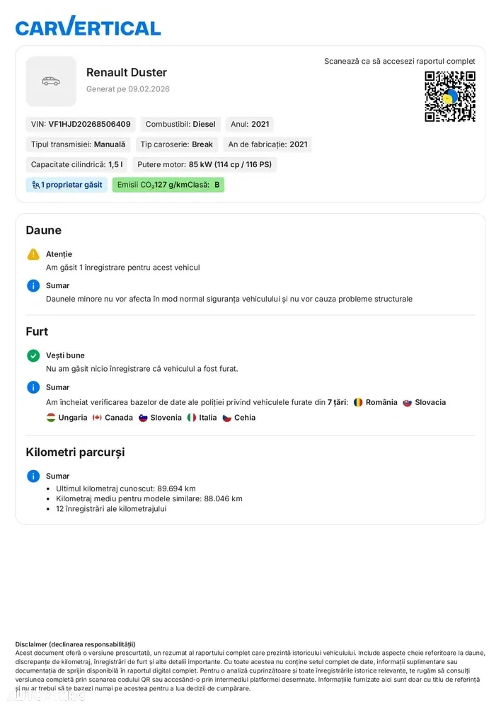Dacia Duster II Blue dCi 115 Comfort — imagine 6
