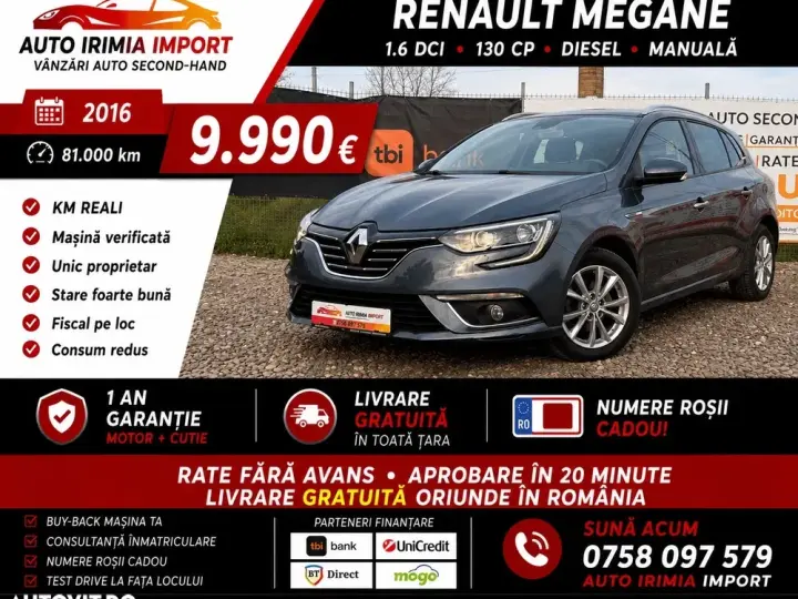 Renault Mégane IV ENERGY dCi 130 INTENS