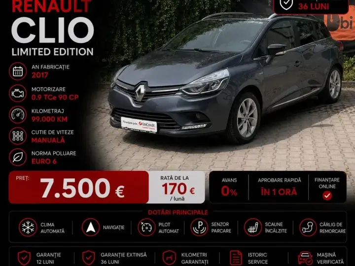 Renault Clio IV [2012 - TCe 90 Start & Stop LIMITED