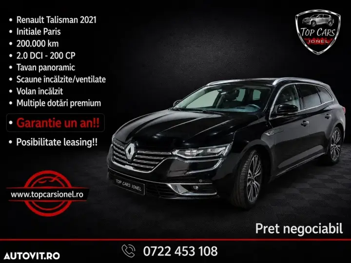 Renault Talisman Blue dCi EDC Initial Paris