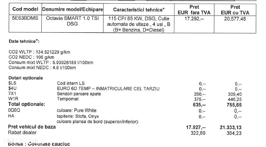 Škoda Octavia III 1.0 TSI DSG Active — imagine 2