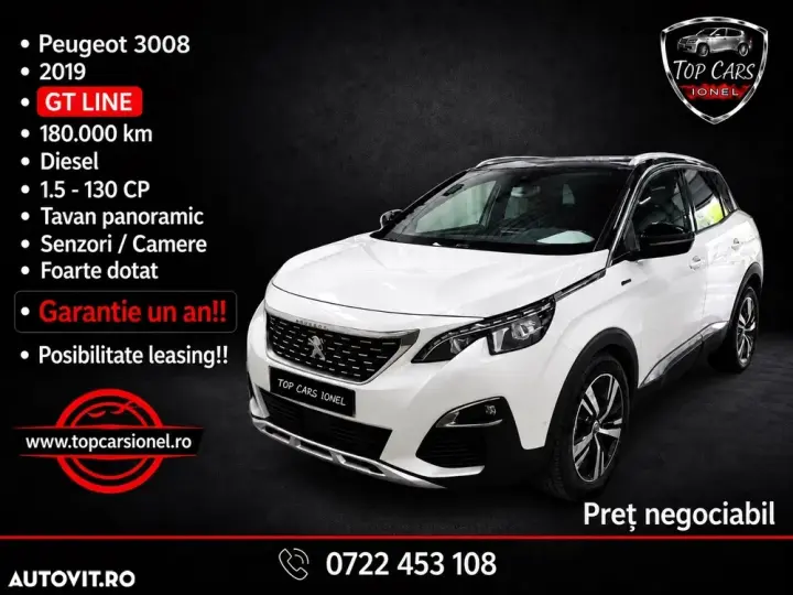 Peugeot 3008 II 1.5 BlueHDI S&S EAT8 GT-Line