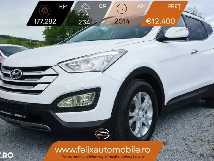 Hyundai Santa Fe III blue 2.2 CRDI 4WD Automatik Premium