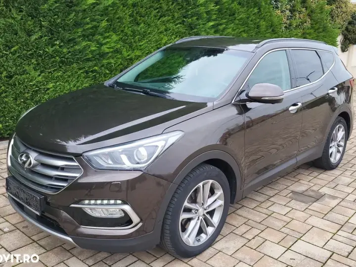 Hyundai Santa Fe blue 2.2 CRDI 4WD Automatik Premium
