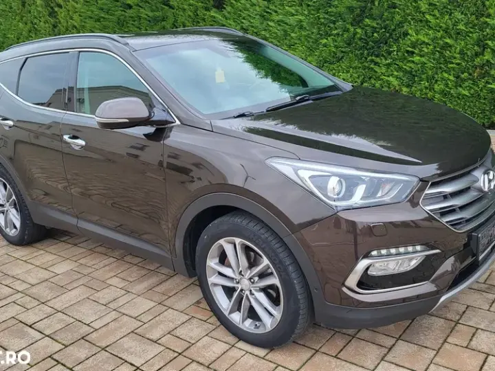 Hyundai Santa Fe blue 2.2 CRDI 4WD Automatik Premium