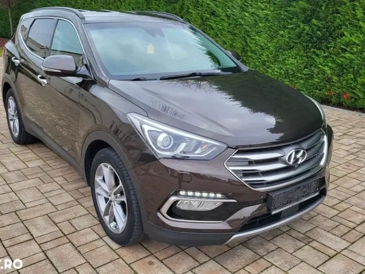 Hyundai Santa Fe blue 2.2 CRDI 4WD Automatik Premium
