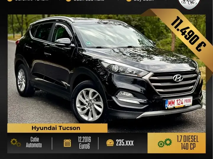 Hyundai Tucson blue 1.7 CRDi 2WD DCT Premium