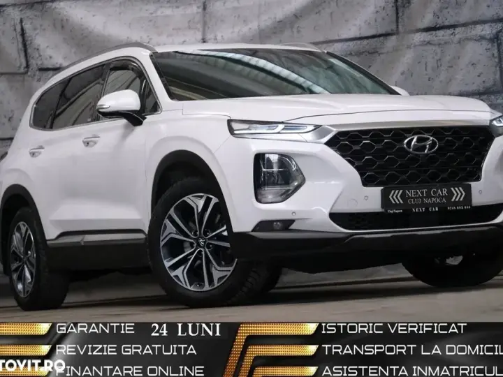 Hyundai Santa Fe blue 2.2 CRDI 4WD Automatik 7-Sitzer Premium