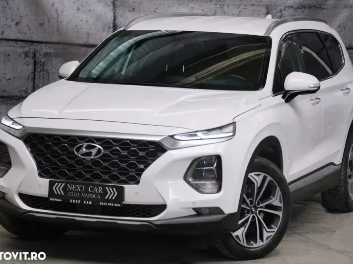 Hyundai Santa Fe blue 2.2 CRDI 4WD Automatik 7-Sitzer Premium