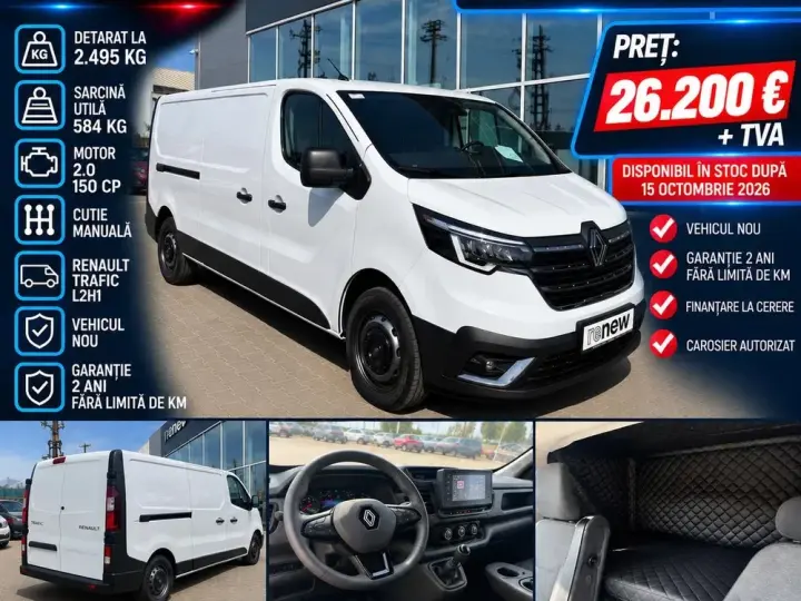 Renault TRAFIC L2H1 dCi150 - DETARAT la 2.49T