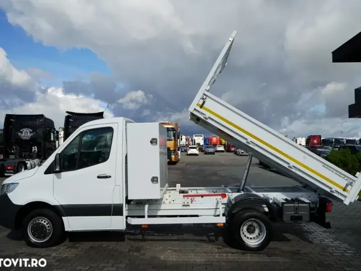 Mercedes-Benz SPRINTER / BASCULABILĂ - 3 M / ROȚI DUBLE SPATE / MANUALĂ / IMPORT