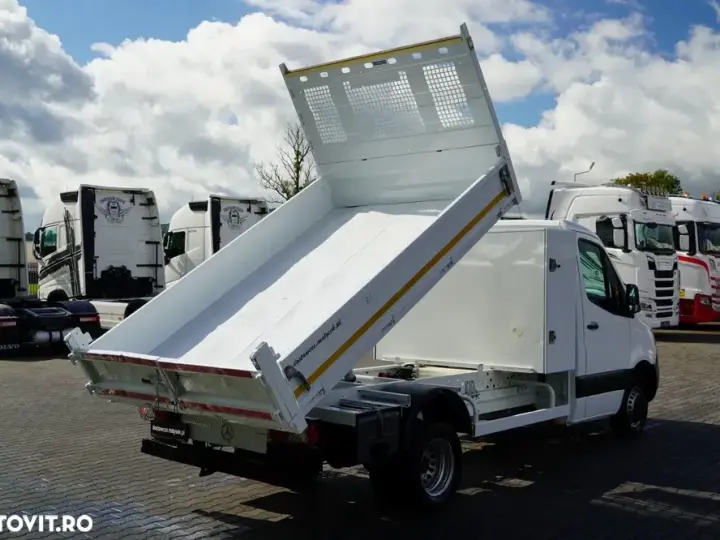 Mercedes-Benz SPRINTER / BASCULABILĂ - 3 M / ROȚI DUBLE SPATE / MANUALĂ / IMPORT