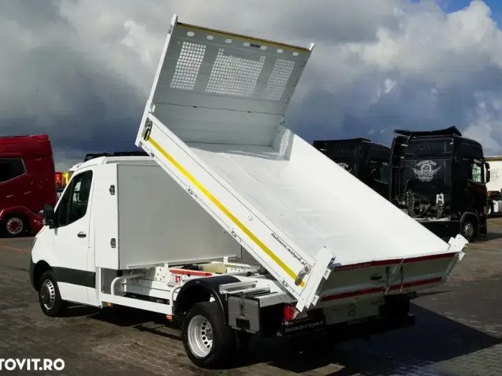 Mercedes-Benz SPRINTER / BASCULABILĂ - 3 M / ROȚI DUBLE SPATE / MANUALĂ / IMPORT