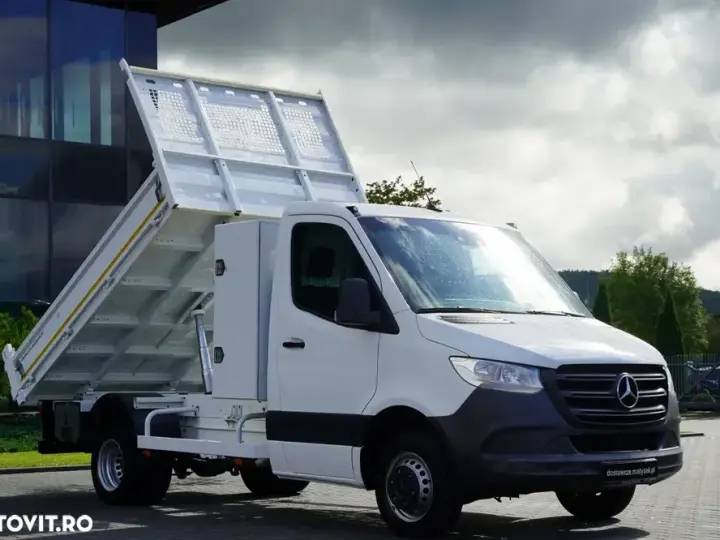 Mercedes-Benz SPRINTER / BASCULABILĂ - 3 M / ROȚI DUBLE SPATE / MANUALĂ / IMPORT