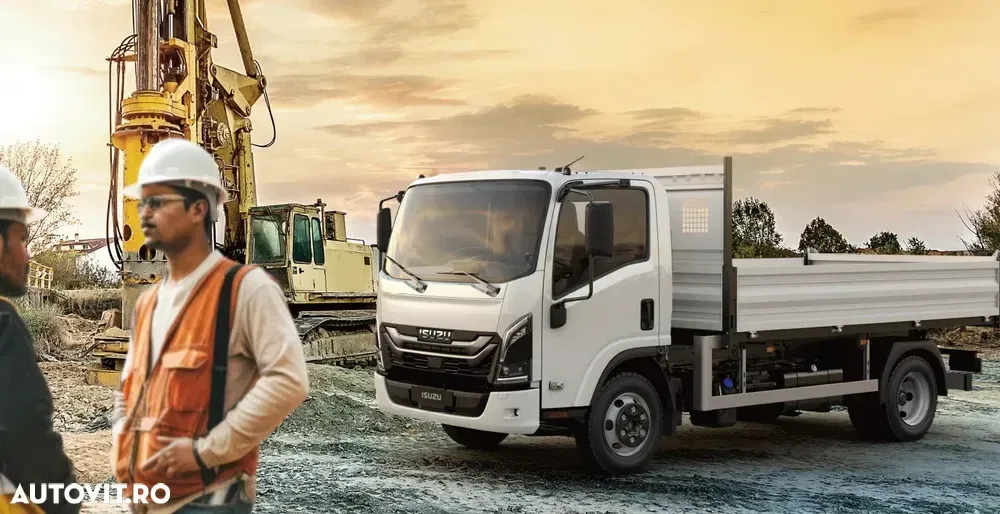 Isuzu M27 3.5 to cu carosare tip tribena basculabila 3400x1950, NOU!!! — imagine 3