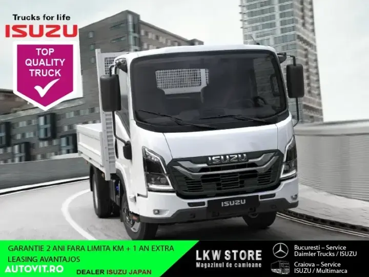 Isuzu M27 3.5 to cu carosare tip tribena basculabila 3400x1950, NOU!!!