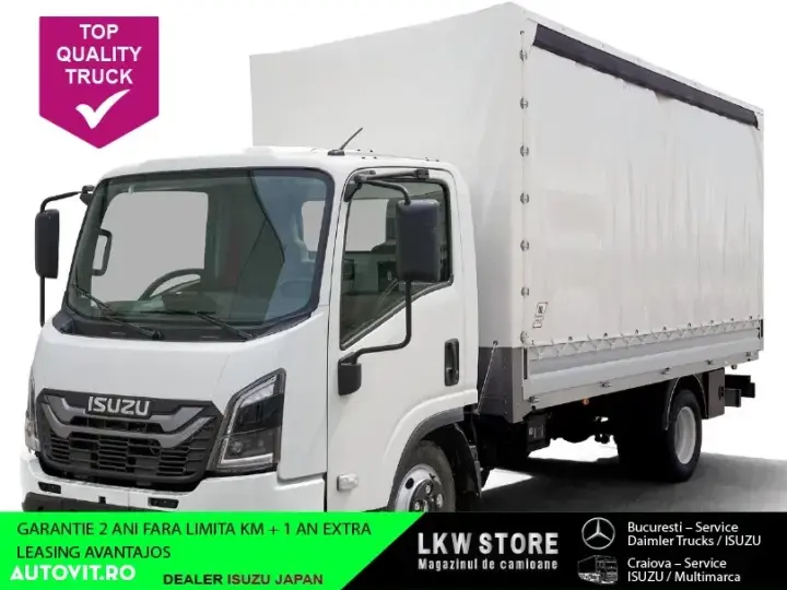 Isuzu M27, Prelata Culisanta/ Curtain Side, NOU/NEW, TOP !!!