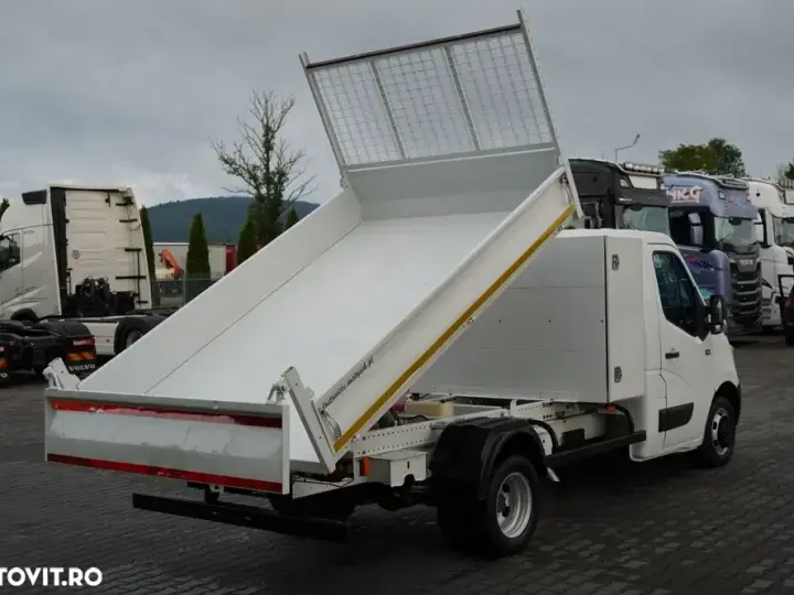 Renault MASTER / BASCULATOR SPATE / 3 LOCURI / DOUĂ TRANSMISII / MANUALĂ / IMPORTATĂ /