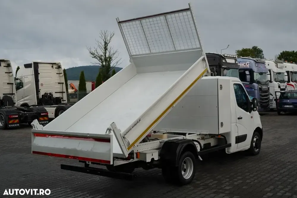 Renault MASTER / BASCULATOR SPATE / 3 LOCURI / DOUĂ TRANSMISII / MANUALĂ / IMPORTATĂ / — imagine 5