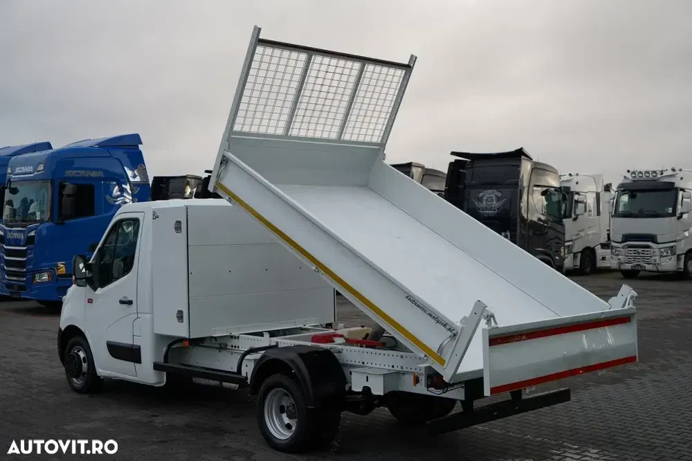 Renault MASTER / BASCULATOR SPATE / 3 LOCURI / DOUĂ TRANSMISII / MANUALĂ / IMPORTATĂ / — imagine 4