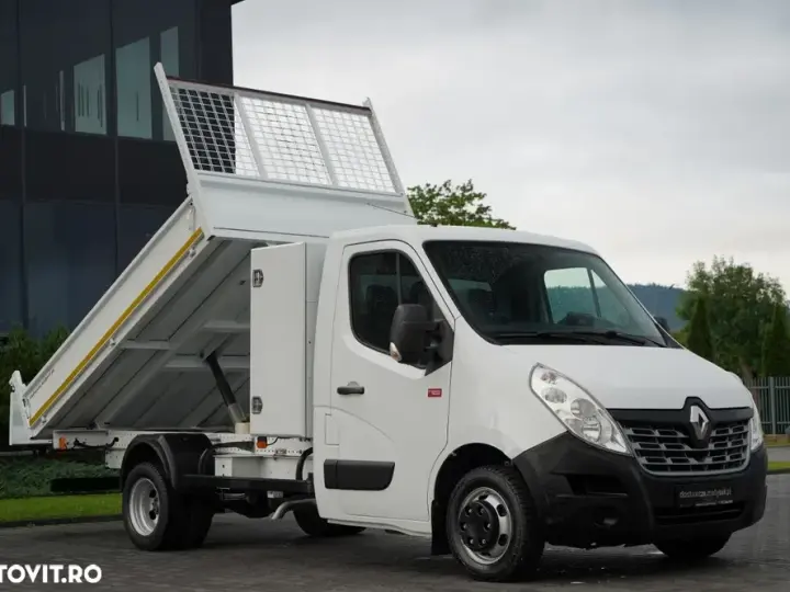 Renault MASTER / BASCULATOR SPATE / 3 LOCURI / DOUĂ TRANSMISII / MANUALĂ / IMPORTATĂ /