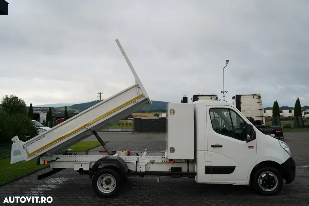 Renault MASTER / BASCULATOR SPATE / 3 LOCURI / DOUĂ TRANSMISII / MANUALĂ / IMPORTATĂ / — imagine 6