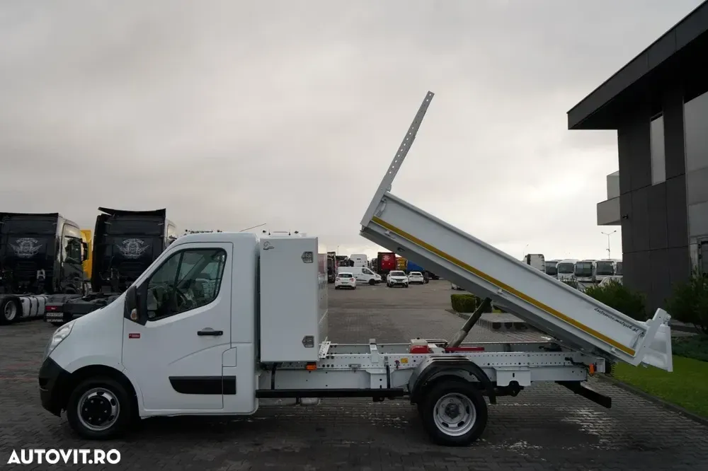 Renault MASTER / BASCULATOR SPATE / 3 LOCURI / DOUĂ TRANSMISII / MANUALĂ / IMPORTATĂ / — imagine 3