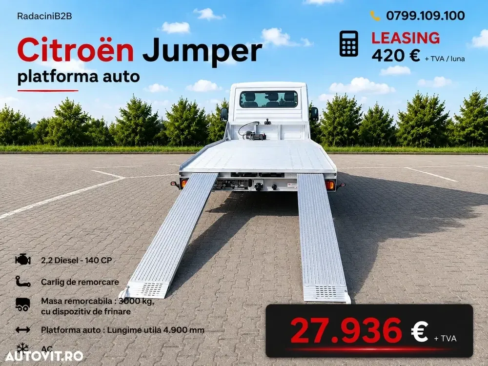 Citroën Jumper paltforma auto — imagine 3