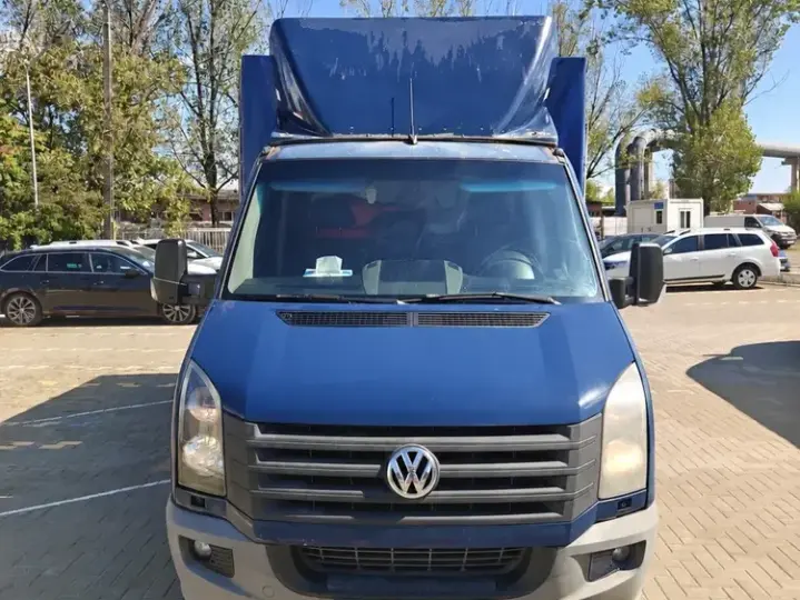 Volkswagen Crafter 2.0 TDI 143 CP prelată + remorcă prelată 2 axe - ansamblu complet