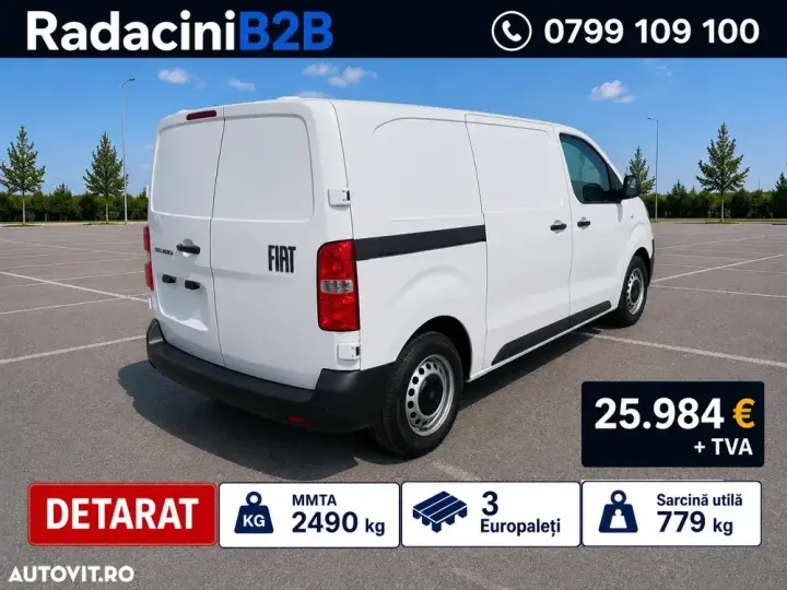 FIAT Scudo L2 1.5 HDi DETARAT la 2.490 kg