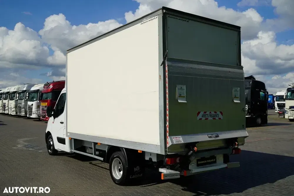 Renault MASTER 2.3 DCI 165 / 4.3 m CONTAINER / 750 KG DHOLLANDIA LIFT / TWIN / IMPORTAT — imagine 6