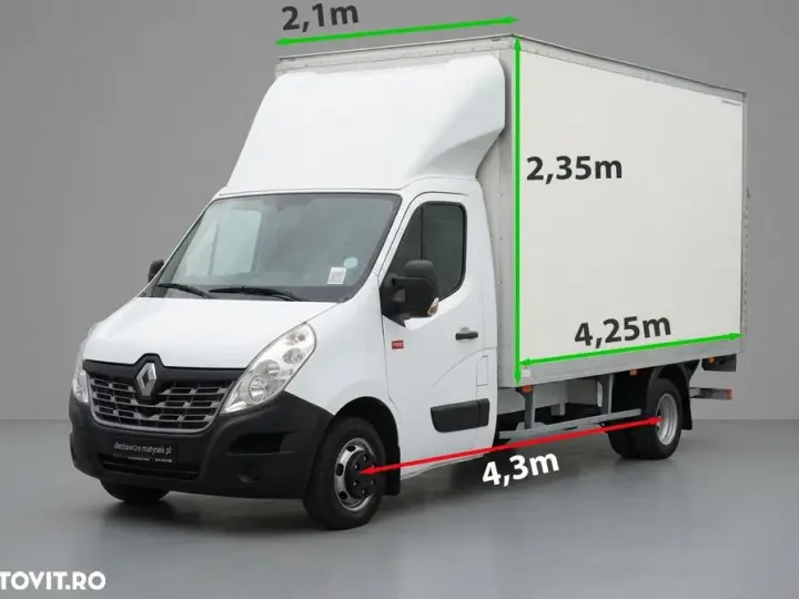 Renault MASTER 2.3 DCI 165 / 4.3 m CONTAINER / 750 KG DHOLLANDIA LIFT / TWIN / IMPORTAT