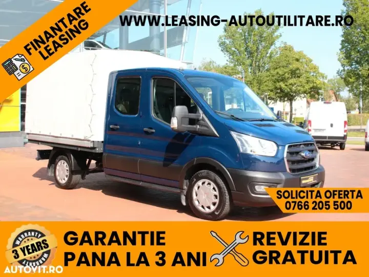 Ford New Transit Doka 7locuri+Prelata=2.40m