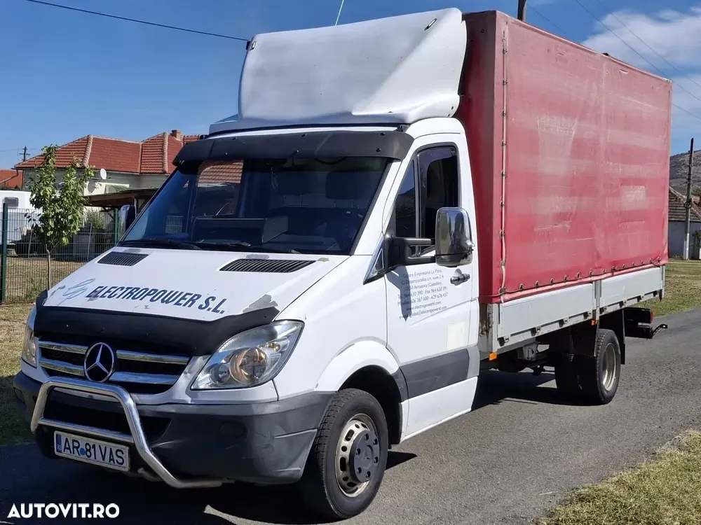 Mercedes-Benz Sprinter 515 - cu prelata — imagine 4