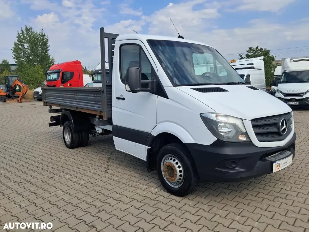 Mercedes-Benz SPRINTER 2.2D 143CP BASCULABIL 3 PARTI ROTI DUBLE SPATE DPF DEFECT — imagine 2