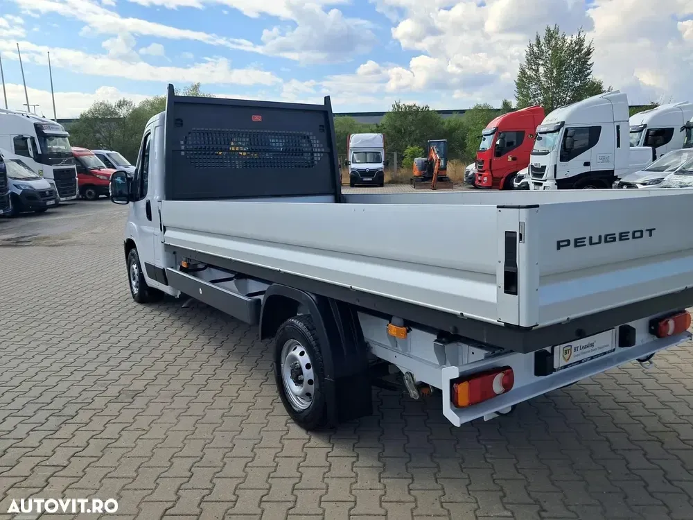 Peugeot BOXER PLATOU CABINA SIMPLA 3.5T L4 BASE 2.2 BLUEHDI 140CP BVM6 EURO 6.4 — imagine 4