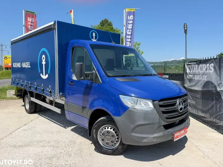 Mercedes-Benz Sprinter Prelata 8 EUROPALETI AXA DUBLA SPATE
