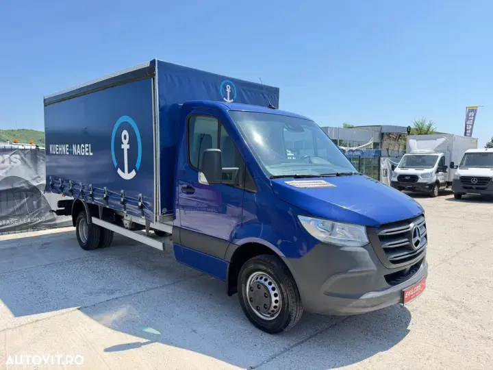 Mercedes-Benz Sprinter Prelata 8 EUROPALETI AXA DUBLA SPATE