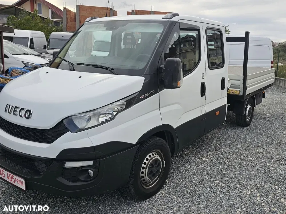 Iveco Daily 2.3 Diesel - 7 locuri + bena/platforma + macara — imagine 2