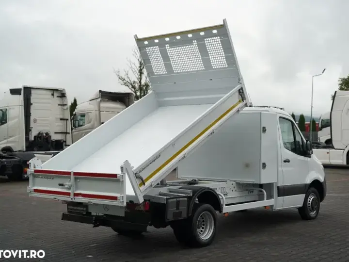 Mercedes-Benz SPRINTER / BASCULABILĂ - 3 M / ROȚI SPATE DUBLE / MANUALĂ / IMPORT