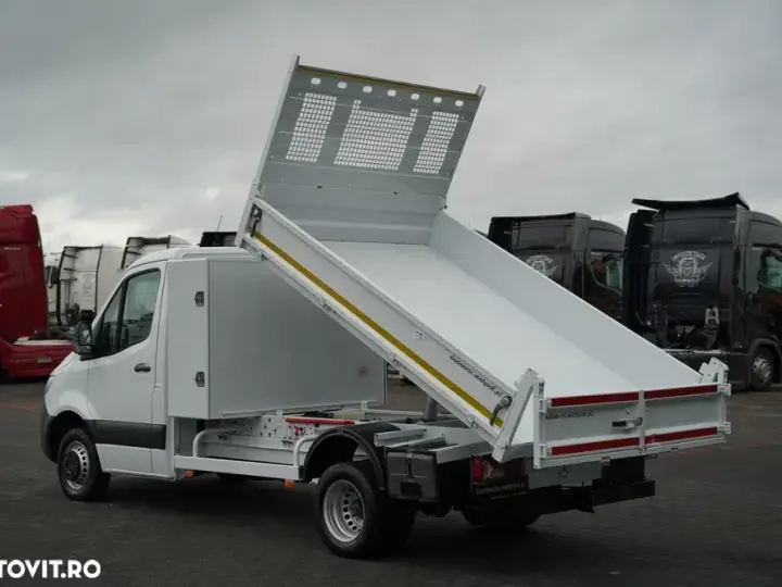 Mercedes-Benz SPRINTER / BASCULABILĂ - 3 M / ROȚI SPATE DUBLE / MANUALĂ / IMPORT