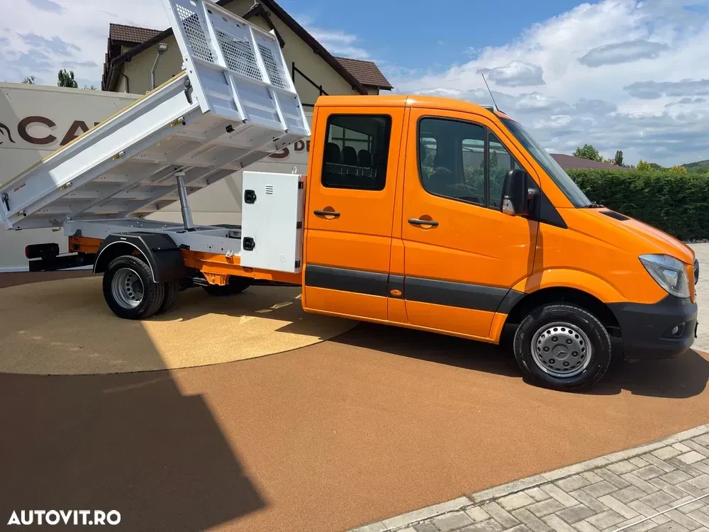 Mercedes-Benz Sprinter Doka 519 3.0CDI BASCULABIL PUNTE DUBLA — imagine 3