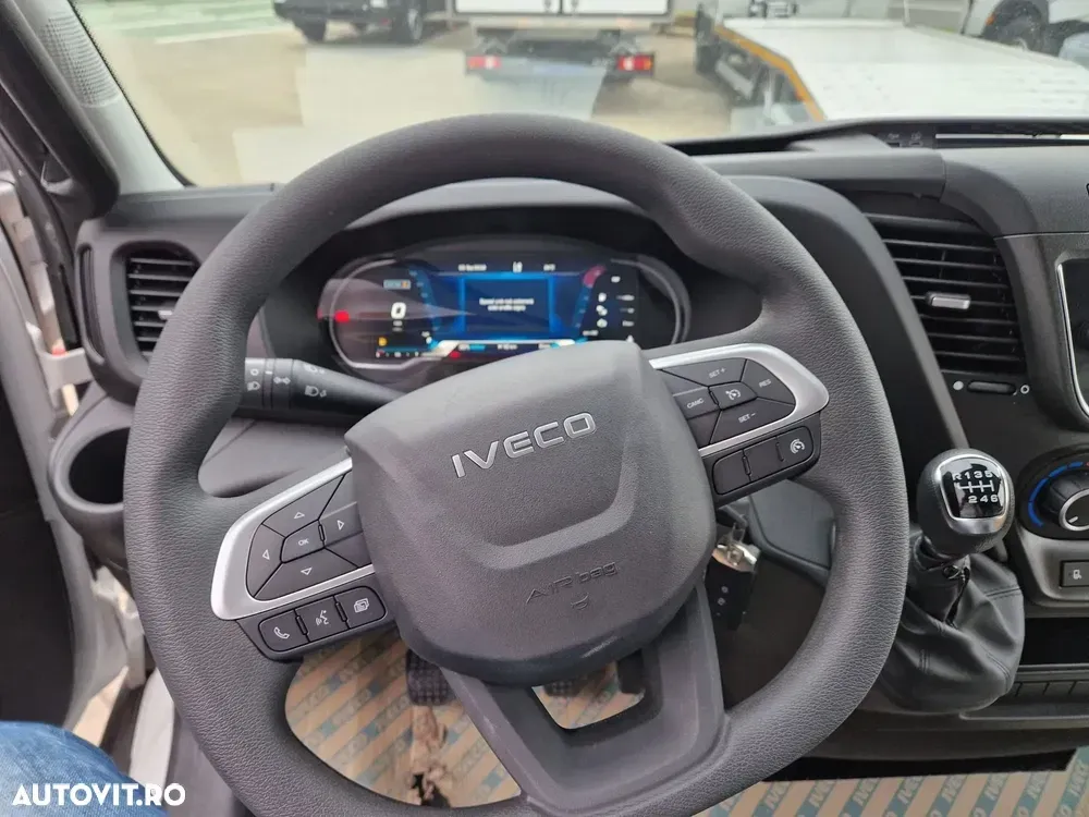 Iveco Daily 35C16 CU PRELATA 10 EWP, ROATA DUBLA PE SPATE — imagine 4