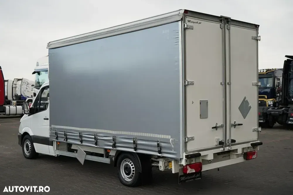 Mercedes-Benz SPRINTER / CORTINĂ / PRELATĂ AUTOMATĂ / 190 CP / IMPORTAT — imagine 5